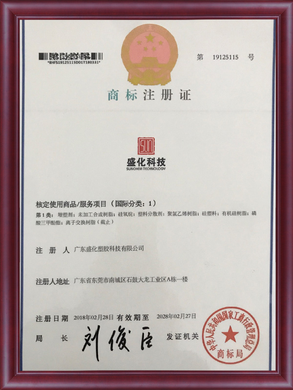 商标注册证